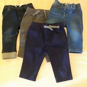 Carter’s & Old Navy set of 4 Bottoms 6-9 months (Openbox/excellent condition